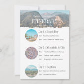 Mosaikküste Einladung (Vorderseite)