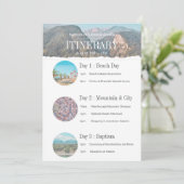 Mosaikküste Einladung (Stehend Vorderseite)