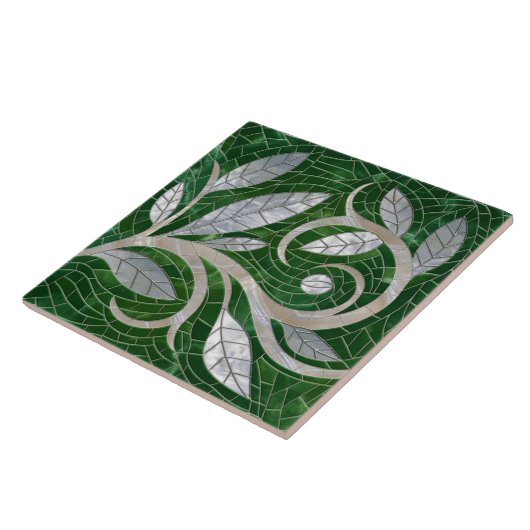 Mosaikleder Swirl Fliese (Seite)