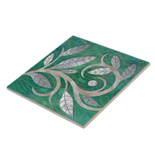 Mosaikleder Swirl Fliese (Seite)