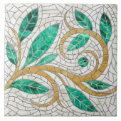 Mosaikleder Swirl Fliese (Vorderseite)