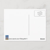 Mosaikmalerei der Postkarten des Eiffelturms (Rückseite)