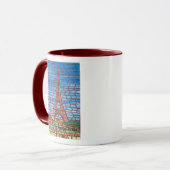 Mosaikmalerei im Eiffelturm - Tasse (Vorderseite Links)