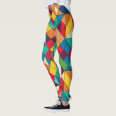 Mosaikmeister: Art-Inspiriert Muster Leggings (Links)