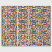 Mosaikmosaike aus andalusischem Mosaik Geschenkpapier (Flach)