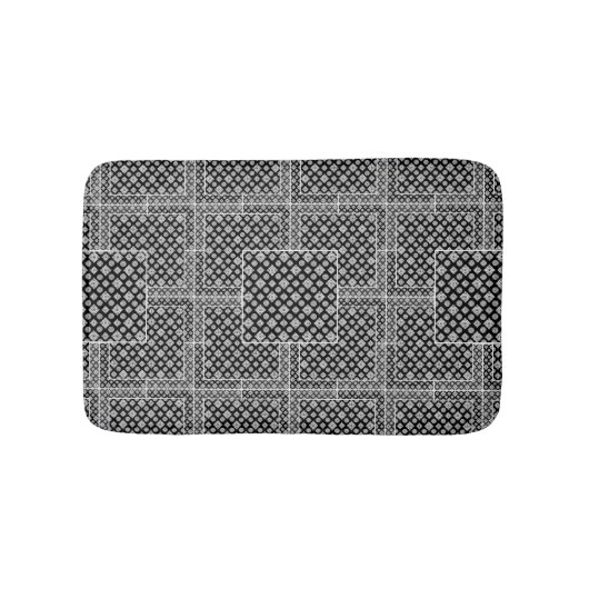 Mosaikmuster 01.BW.b Badematte (Vorderseite)