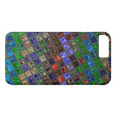 Mosaikmuster aus gefestigtem Glas #5 Case-Mate iPhone Hülle (Rückseite (Horizontal))