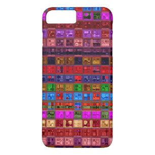 Mosaikmuster aus gefestigtem Glas #9 Case-Mate iPhone Hülle