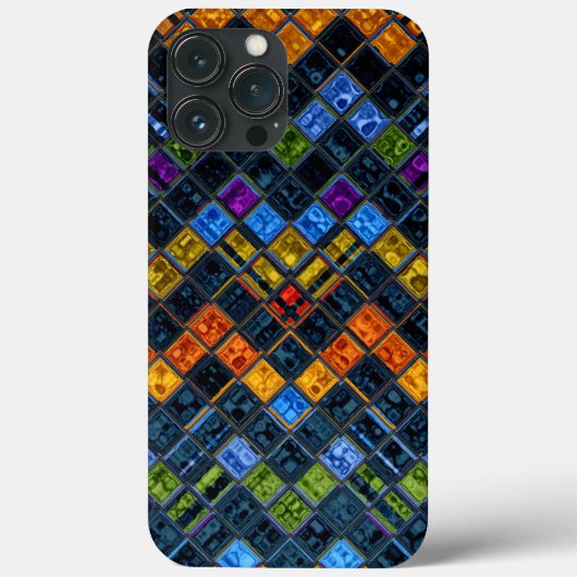 Mosaikmuster aus gefestigtem Glas Case-Mate iPhone Hülle (Rückseite)