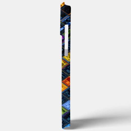 Mosaikmuster aus gefestigtem Glas Case-Mate iPhone Hülle (Rückseite / Links)