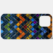 Mosaikmuster aus gefestigtem Glas Case-Mate iPhone Hülle (Rückseite (Horizontal))