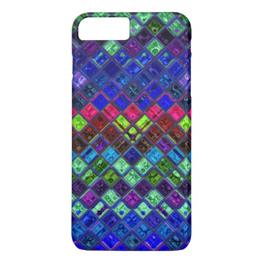 Mosaikmuster aus gefestigtem Glas Case-Mate iPhone Hülle (Rückseite)