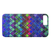 Mosaikmuster aus gefestigtem Glas Case-Mate iPhone Hülle (Rückseite (Horizontal))
