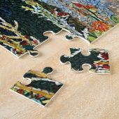 Mosaikmuster aus schwarzem Bär Puzzle (Seite)