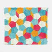 Mosaikmuster Fleecedecke (Vorderseite (Horizontal))