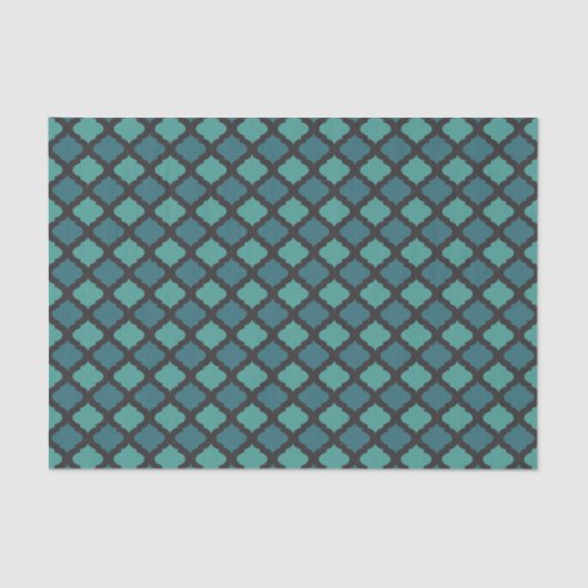Mosaikmuster im arabischen Stil Seidenpapier (Vorderseite)