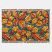 Mosaikmuster im Herbst Decke (Vorderseite)