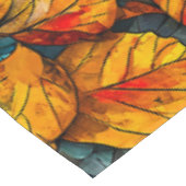 Mosaikmuster im Herbst Tischdecke (Schrägansicht)