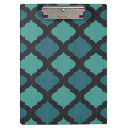 Mosaikmuster in der arabischen Art Klemmbrett (Vorderseite)