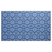 Mosaikmuster in Indigo und Cobalt Blue Stoff (Yard (91,4 cm))