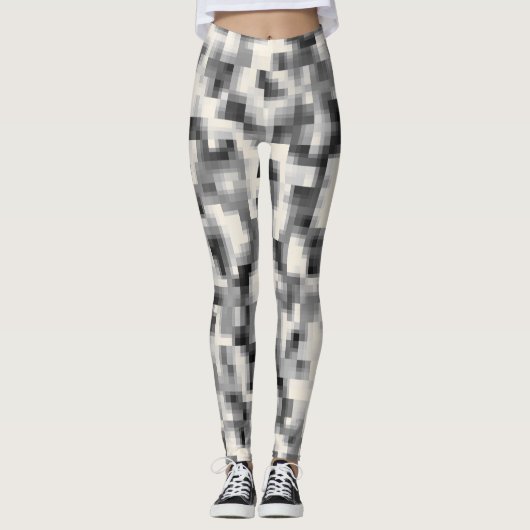 Mosaikmuster Leggings (Vorderseite)