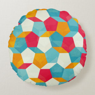 Mosaikmuster Rundes Kissen