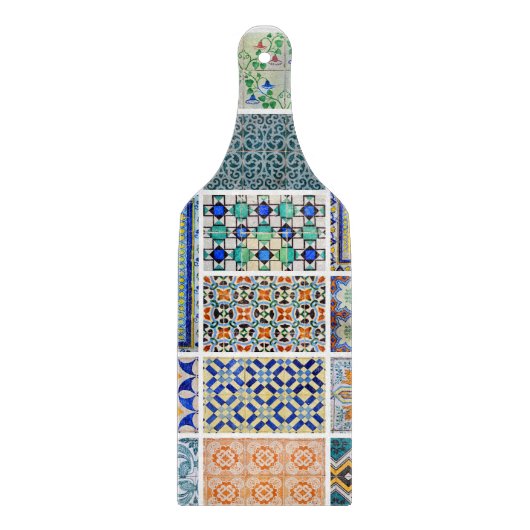 Mosaikmuster Schneidebrett (Vorderseite)