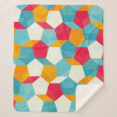 Mosaikmuster Sherpadecke (Vorderseite)