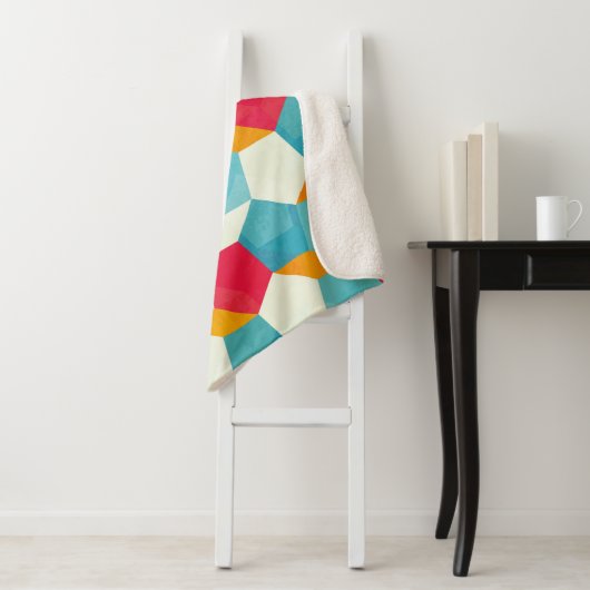 Mosaikmuster Sherpadecke (Beispiel)