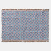 Mosaikmuster Staubblau Decke (Vorderseite)