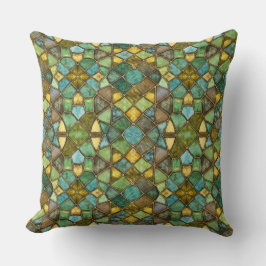 Mosaikmuster von Natasha Us Kissen
