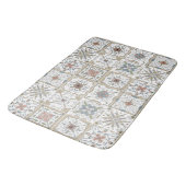 Mosaikmusterfliese Badematte (Schrägansicht)