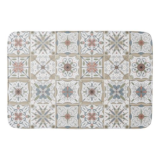 Mosaikmusterfliese Badematte (Vorderseite)