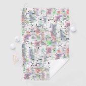 Mosaikpapier in sanften bis undurchsichtigen Farbe Golfhandtuch (Insitu)