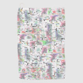 Mosaikpapier in sanften bis undurchsichtigen Farbe Golfhandtuch (Vorderseite)