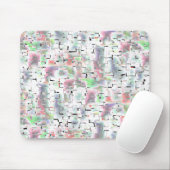 Mosaikpapier in sanften bis undurchsichtigen Farbe Mousepad (Mit Mouse)