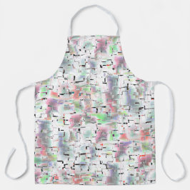 Mosaikpapier in sanften bis undurchsichtigen Farbe Schürze