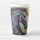 Mosaikpferd Milchtasse (Vorderseite)