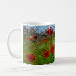 Mosaikpopulationen in einem Garten - Kaffeetasse