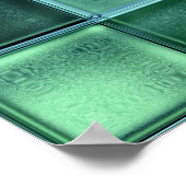 Mosaikposter aus Glas bis 28x28 Poster (Ecke)