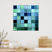 Mosaikposter aus Glas bis 28x28 Poster (Küche)