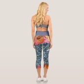 Mosaikrosen Capri Leggings (Rückseite)