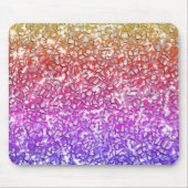 Mosaikschichten in grob orange bis lila und funkel mousepad (Vorne)