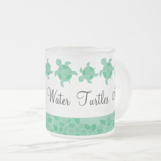 Mosaikschildkröten Mattglastasse (VorderseiteRechts)