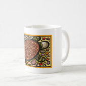 Mosaikschildkröten-Tasse Kaffeetasse (VorderseiteRechts)