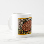Mosaikschildkröten-Tasse Kaffeetasse (Vorderseite Links)