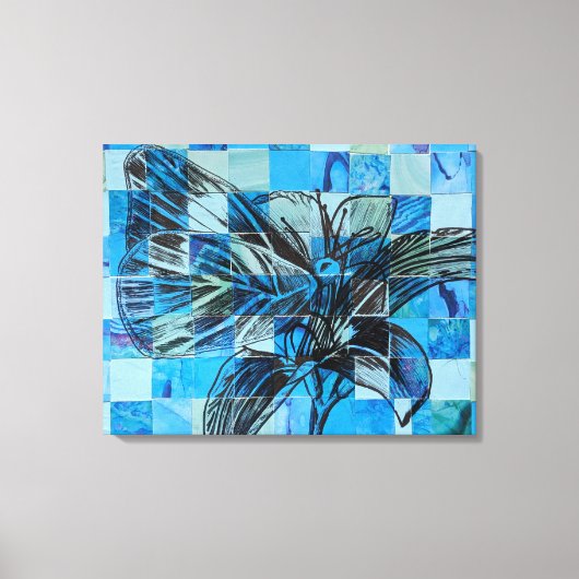 Mosaikschmetterling Leinwanddruck (Vorderseite)