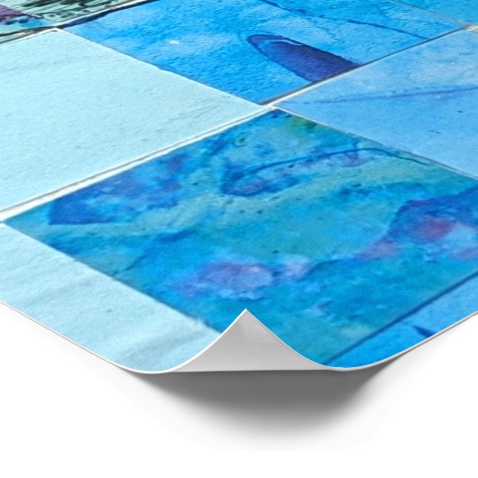 Mosaikschmetterling Poster (Ecke)