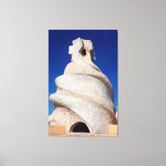 Mosaikschornstein Leinwanddruck (Vorderseite)