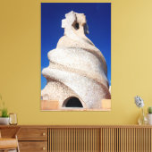 Mosaikschornstein Leinwanddruck (Insitu (Wohnzimmer))